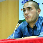 Braian Rodríguez durante su presentación como jugador rojillo. / ÁLVARO MARTÍNEZ-