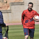 López Garai quiere volver a sonreír con una victoria hoy ante el Alcorcón.-Valentín Guisande