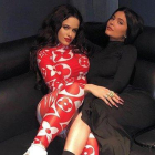Rosalía y Kylie Jenner incendian las redes con una nueva foto juntas.-INSTAGRAM