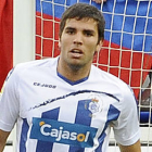 Leandro Cabrera jugó la temporada pasada cedido en el Recreativo. / VALENTÍN GUISANDE-