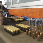 Los Carabineros de Chile incautaron municiones y armamento.-EFE / CARABINEROS DE CHILE