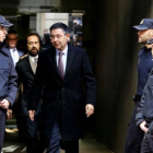 Bartomeu sale de declarar en la Audiencia Nacional por el 'caso Neymar'.-Foto: JUAN MANUEL PRATS