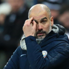 El entrenador del Manchester City, Pep Guardiola.-