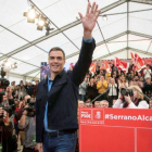 Pedro Sánchez, en Murcia.-EFE / MARCIAL GUILLÉN
