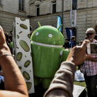 Actos de presentación del sistema Android 7 de Google, este miércoles en Montelimar (Francia).-JEFF PACHOUD / AFP