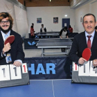 Ismael Sanz y Javier Ortega, en las instalaciones del CTM Soriano en La Juventud.-VALENTÍN GUISANDE