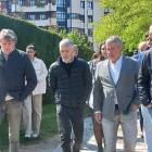 Mínguez, Marlaska, Antón y Hernández caminan por la Dehesa de Soria. HDS