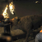 Las bolas se apagaron en apenas un par de minutos desluciendo el festejo.-V.G.