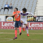 Víctor Andrés durante un partido con el Real Jaén.-DIARIO JAÉN