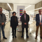 Enrique Rubio, Palmira Cañada, José Antonio Llera y Benito Serrano, ayer en Arcos. HDS