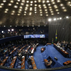 El Senado brasileño durante el inicio del proceso del 'impeachment' a Rousseff.-ERALDO PERES / AP