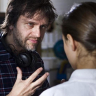El director Juan Carlos Fresnadillo, durante el rodaje de la película 'Intruders'.-