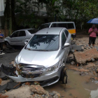 Las lluvias en Río de Janeiro provocaron inumerables daños materiales.-AFP