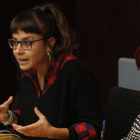 Maria Rovira, en una imagen de archivo, durante una comisión económica en el ayuntamiento de Barcelona.-JULIO CARBÓ