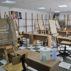 Sala de pintura del centro de La Presentación, sede de las Aulas. HDS