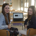 Creadoras de la página web para combatir el acoso escolar en el Instituto Claudio Moyano de Zamora.-M. DENEIVA