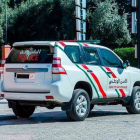 La policía migratoria de Marruecos.-