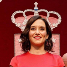 Isabel Diaz Ayuso, presidenta de la Comunidad de Madrid, en el día de su investidura de en la Asamblea de Madrid.-JOSE LUIS ROCA