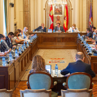 Diputados provinciales de Soria durante el pleno de junio - MARIO TEJEDOR