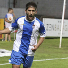 Álex Arias durante su presentación como jugador rojillo. / ÁLVARO MARTÍNEZ-