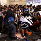 Escenas de pánico en Turín.-GIORGIO PEROTTINO / REUTERS