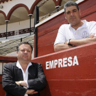 Victor López Caparros a la derecha junto a su socio . / ÚRSULA SIERRA-