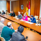 Reunión en la Delegación Territorial de la Junta en Soria. MARIO TEJEDOR