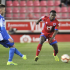 aw Yeboah, durante un partido de Liga.-VALENTÍN GUISANDE