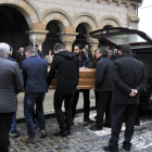 El funeral de Diego Barranco tuvo lugar ayer en Quintana Redonda.-VALENTÍN GUISANDE