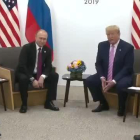Trump y Putin durante su encuentro en el G20 en Osaka.-
