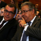 El 'conseller' Jordi Jané y el ministro Juan Ignacio Zoido.-ACN / MARIA BELMEZ