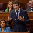Pablo Casado, en el Congreso de los Diputados.-JOSÉ LUIS ROCA