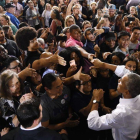 Obama en el acto de campaña de legisladores federales en Las Vegas.-GETTY IMAGES NORTH AMERICA