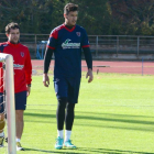 Munir durante un entrenamiento del equipo.-ÁLVARO MARTÍNEZ