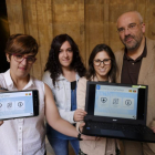 Participantes en el proyecto Connect-Alzheimer en las instalaciones de la Universidad Pontificia de Salamanca-ENRIQUE CARRASCAL