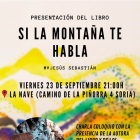 Cartel anunciador de la jornada organizada por el CD Vías Ferratas Soria.