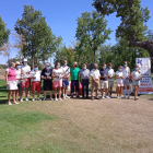 Foto de premiados en el torneo celebrado en el Club de Golf Soria. HDS