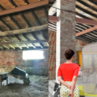 El antes y el después del espacio en que se prevé hacer un centro social en Valloria.-HDS