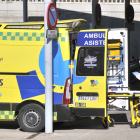 Una ambulancia en la provincia de Soria. HDS