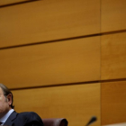 Pío Garcia Escudero, en la sesión de control al Gobierno celebrada en el Senado.-JOSE LUIS ROCA