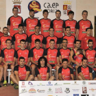 Foto de familia del Triatlón Soriano Deporama Joven In-Valentín Guisande