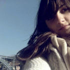 Susana Vega ante uno de los puentes de Porto.-
