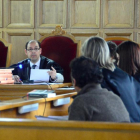 Un momento de un juicio celebrado en la Audiencia este año.-ÁLVARO MARTÍNEZ