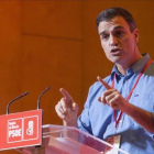 El líder del PSOE, Pedro Sánchez.-EL PERIÓDICO (EFE / MARCIAL GUILLEN)