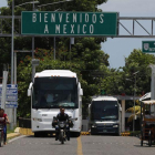 Una de los pasos hacia México en la frontera con Guatemala.-AP