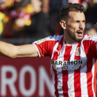 Stuani es el pichichi de Segunda con 16 goles y el viernes será la gran amenaza en Los Pajaritos.-LaLiga