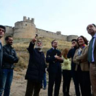 La consejera de Cultura visita el castillo y la colegiata de Berlanga de Duero