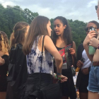 Malia Obama, en el festival de Lollapalooza.-TWITTER