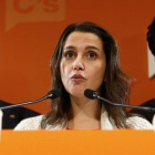 Los miembros de Ciutadans Carlos Carrizosa, Inés Arrimadas y Fernando de Páramo.-EFE / ALEJANDRO GARCÍA