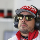 Fernando Alonso, en el equipo Toyota durante las Seis Horas de Spa, que ganaron.-GETTY / JAMES MOY